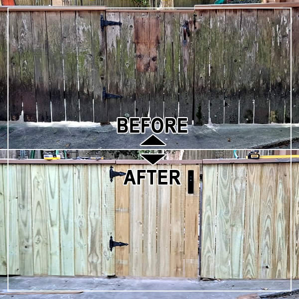 Replacement Fence Installation and Repairs